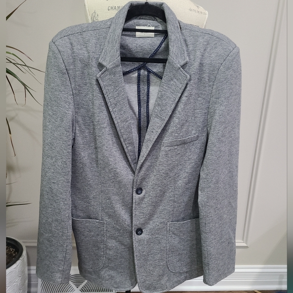 Sivil Society Men's Gray Blazer Sz.L